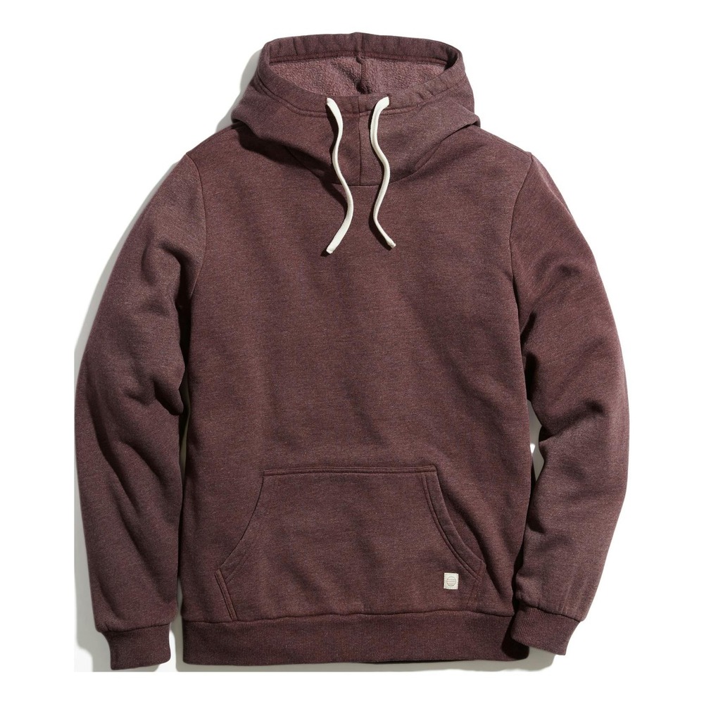 Marine Layer Cowlneck Pullover Hoodie Mens Large Cabernet Sherpa Outdoors Surf